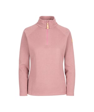 Material: 91% Polyester, 9% Elasthan. Besätze: Leder. Stoff: Gestrickt, Soft Touch, Garn. 260gsm. Muster: Mergel, garngefärbter Streifen. Flache Nähte. Ärmel-Typ: Lang-Ärmel. Ausschnitt: Stehkragen. Verschluss: Halber Reißverschluss, Pull-On.