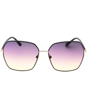 Gafas de sol negras Tom Ford, ancho de la lente = 62 mm, ancho del puente nasal = 16 mm, longitud del brazo = 140 mm, gafas de sol, estuche para gafas de sol, paño de limpieza e instrucciones de cuidado, todo incluido, 100 % de proteccion contra la luz solar UVA y UVB y cumplen con la norma britanica EN 1836: 2005, gafas de sol negras