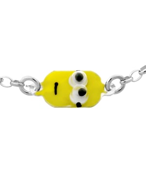 Deze schitterende armband voor kinderen van Orphelia is het perfecte cadeau om jezelf of een dierbare te verwennen. De armband is gemaakt van 925 sterling zilver, gekleurd zilver met een lengte van 17 cm en weegt 1,8 gram met een breedte van cm op het breedste punt. De Orphelia 'Minion' kinderarmband van 925 sterling zilver - Zilver ZA-7135 wordt geleverd in een prachtige cadeauverpakking en heeft een garantie van twee jaar.