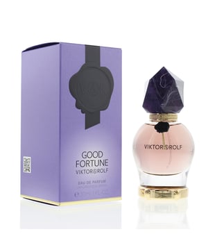 Launched in 2022 the sustainable Good Fortune fragrance from Viktor and Rolf was inspired by the Spiritual Glamour Haute Couture Collection. This fragrance is the incarnation of a new positive lifestyle, spirituality and self-potential bringing you the power to create your own destiny. Magnetic Top Notes the fragrance opens with the secret alchemy of Fennel and Gentiana.  Jasmine  then takes centre stage of the fragrance. This heart note makes the fragrance bloom with velvety and solar notes. Ethically sourced in Madagascar Vanilla, quietly sits at the base.
