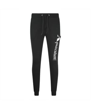 Aquascutum Schwarze Jogginghose. Aquascutum Schwarze Jogginghose. Verstellbarer Kordelzug in der Taille. Markenlogo an der Seite des Beins. Style Code: PAAI01 99. Normale Passform, passt genau auf die Größe