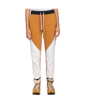 Parajumpers Roze joggingbroek, Parajumpers kleurblokbroek, 85% katoen, 15% polyester, merklogo op het linkerbeen, omgeslagen pijpen, elastische tailleband, trekkoorden, roze broek