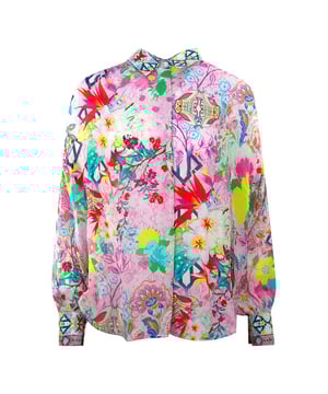 Inoa Keukenhoff 120216 Pink Long Sleeve Blouse Silk Shirt. Show off your style wearing the Inoa Pink Blouse. Its flattering Print make it a timeless piece for your wardrobe. Crafted from luxurious fabric, you'll make a statement with every wear. Make a statement in style!. 100% Silk, Pink Floral Design. Long Sleeve, Button Closure. This Item is suitable for sizes UK 8- UK 14. Product Style: Keukenhoff 120216