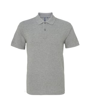 Klassieke pasvorm polo. Knoopsluiting met 2 knopen. Korte mouwen. Zijwaartse ventilatieopeningen. Gebreide kraag en manchetten. Machinewasbaar. Stof: 100% Ringspun gekamd katoen. Heide: 85% Katoen, 15% Viscose. Houtskool: 60% Katoen, 40% Polyester. Gewicht: 200gsm. Maten (inches): S - 37, M - 40, L - 42, XL - 44, 2XL - 47, 3XL - 49, 4XL - 51, 5XL - 53.