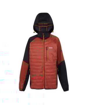 Material: Polyamide, Polyester, Synthetic. Filling: Down-Touch. Fabric: Ripstop, Softshell, Stretch. Design: Contrast Detail, Logo. Fabric Technology: Breathable, Durable, Insulating, Lightweight, Warmloft, Water Repellent, Waterproof, Windproof, XPT. Compressible. Cuff: Elasticated. Neckline: Hooded. Sleeve-Type: Long-Sleeved. Hood Features: Adjustable, Detachable Hood. Pockets: 2 Lower Pockets, 1 Chest Pocket, Contrast, Zip. Fastening: Contrast Zip, Full Zip. Sustainability: Made from Recycled Materials. S: 38 in. M: 40 in. L: 42 in. XL: 44 in. XXL: 48 in. 3XL: 51 in.