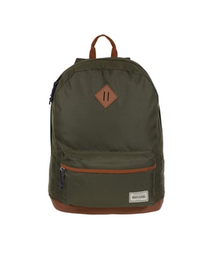 100% Polyester. Stof: Gerecycled. Bevestiging: Ritssluiting. Verstelbare Schouderriem, Sleutelklem, Laptop Pocket, Gewatteerde Riemen. Compartimenten: Laptop. Zakken: 1 Veiligheidszak, 1 Gevoerde Zak, 1 Voorzak, 1 Zak met rits. Capaciteit: 20L. 43 x 30 x 16 cm.