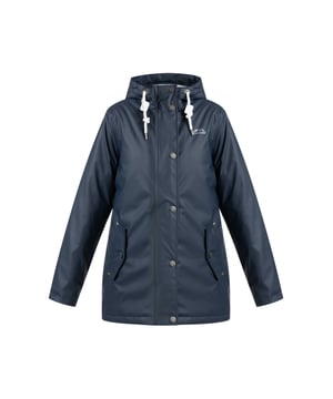 Der urban rain Regenparka von ICEBOUND lässt Sie weder bei Kälte noch bei Nässe im Stich. Grund dafür ist die wärmende Wattierung und das beschichtete Obermaterial, das Wind und Regen zuverlässig abhält. Die versiegelten Nähte bieten dabei noch einen zusätzlichen Schutz. Für ein angenehmes Tragegefühl sorgt ein weiches Jersey-Innenfutter in modischen Melangetönen. Die große Kapuze geht mit ihrem aufklappbaren Regenschutz und der kräftigen Kordel in einen hohen Stehkragen über, der angrenzende, stabile Reißverschluss wird durch eine durchgehende Druckknopfleiste geschützt. Besonders praktisch an dunklen Herbst- und Wintertagen sind die reflektierenden Logo-Prints, wie der Logo-Regenschirm auf der Brust und der Logo-Schriftzug auf dem Ärmel. Beschichtung: 100% Polyurethan  Regenjacke mit Wattierung