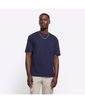 RI Studio, Regular Fit, Crew neck, Short sleeve, Interlock, Heavyweight, Cotton for this product has been more responsibly sourced