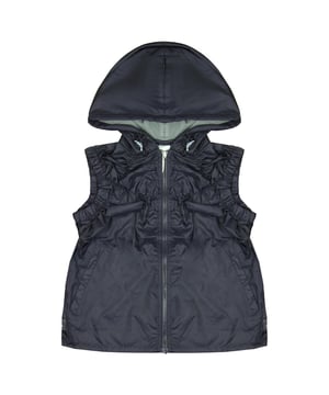 Nike Zip Up Hooded Gilet Womens Navy ärmellose Sportweste 261131 502