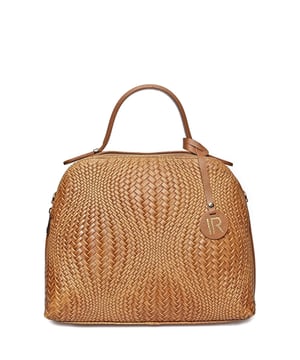 Bolso de asa superior  
100% piel de vaca  
Cierre superior con doble cremallera  
Bolsillo trasero exterior  
Bolsillo interior con cremallera y bolsillo para móvil  
Asa: 40 cm  
Correa para el hombro: 110 cm  
Dimensiones: 27x34x16 cm