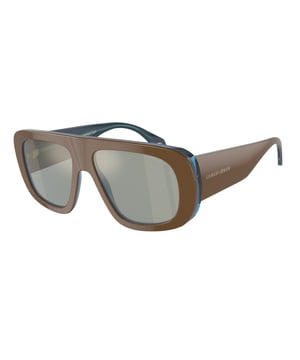 Giorgio Armani Vrouwen Zonnebril AR8183-5985Y5 - Materiaal: Acetaat - Kleur frame: Bruin - Afmetingen: 54/19/140 mm (Diameter lens / Brug formaat / Lengte veren)