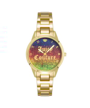 Juicy Couture Watch JC/1276RBGB
Genero: Mujer
Color principal: Oro
mecanismo de relojeria: Cuarzo (bateria)
formato de la visualizacion: Analogico
La resistencia al agua: 0 ATM
Cierre del reloj: Cierre plegable
Funciona: No hay ninguna funcion extra
Color de la caja: Oro
material de la caja: Metal
ancho de la caja: 34
longitud de la caja: 34
reloj de ajuste: No hay engaste de gemas
Color del brazalete: Oro
material del brazalete: Metal
el ancho de la cara: 8
circunferencia de la muneca: 20.5
entrega: Caja de relojes
Estilo: Moda
Altura de la carcasa: 8
Vidrio: Vidrio mineral
color de la esfera: Multicolor
Reserva de energia: No automatico
Bezel: Ninguno