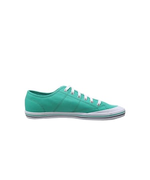 Le Coq Sportif Grandville Lace-Up Green Canvas PLIMSOLLS 1510020