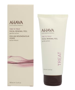 Ahava Tijd om gezichtsvernieuwing te behandelen. Peel zachte handeling.