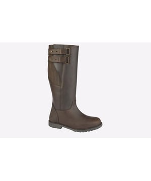 Packed with rustic charm, these Woodland Blake country boots are designed to impress whilst keeping feet comfortable. Constructed with a durable leather upper, waterproof membrane, and a textile sock-lining, these are perfect for the upcoming seasons.
- Leather upper
- Buckle detailing
- Zip closure for easy on / off wear
- Durable TPR Sole
