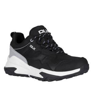 Upper: PU (Polyurethane), Textile. Lining: Textile. Insole: Moulded. Outsole: Durable, Phylon, Rubber, Traction Grip. 1 Eyelets. Fabric Technology: DLX, Waterproof Membrane. Breathable, Padded Collar, Pull Tab. Flat. Cut: Low Cut. Design: Contrast, Text. Toe Style: Round. Fastening: Lace Up, Loop.