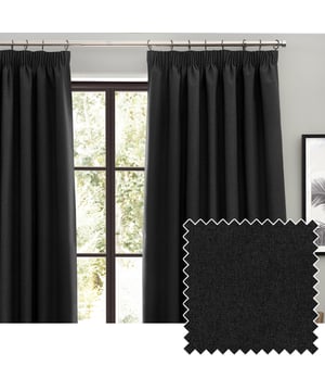 Transform your living space with Dawn Blackout Pencil Pleat Curtains, designed for those who value elegance and practicality. Crafted from soft-textured fabric with a modern marl effect, these curtains add refined style to any room while effectively blocking out light. Perfect for a restful night's sleep or creating the ideal movie-watching environment, their temperature-regulating properties ensure comfort year-round by keeping your home cool in summer and warm in winter. Enjoy the perfect blend of function and style with Dawn Blackout Curtains.