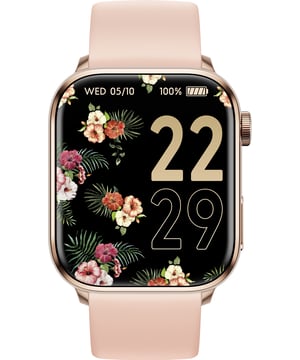This Ice Watch Ice Smart 2.0 - Rose Gold - Nude Digital Watch for Unisex is the perfect timepiece to wear or to gift. It's Rose Gold  Rectangular case combined with the comfortable Beige Silicone watch band will ensure you enjoy this stunning timepiece without any compromise. Operated by a high quality Quartz movement and water resistant to 5 bars, your watch will keep ticking. Discover the ICE smart two: a connected watch that capitalises on current trends and the DNA of Ice-Watch. An exceptional amoled screen, varied and colourful face watches, in line with the brand’s prowess, as well as a multitude of features to accompany you in your daily life. High quality 21 cm length and 22 mm width Beige Silicone strap with a Buckle Case measurement: 38 X 42 mm,case thickness: 12 mm, case colour: Rose Gold and dial colour: Black