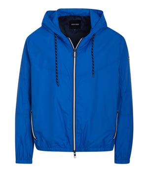 100% poliamida; chaqueta de Antony Morato;  Modelo: MMCO00653FA600054 7091;  Mano de obra de alta calidad;  cremallera, capucha;  Dos bolsillos delanteros;  Detalles del logotipo de Antony Morato