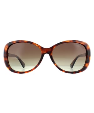 Las gafas de sol Polaroid PLD 4097/s 086 LA Havana Brown Gradient Polarisated son un femenino estilo ovalado fabricado en ligero acetato y con detalle de diamantes en la bisagra.