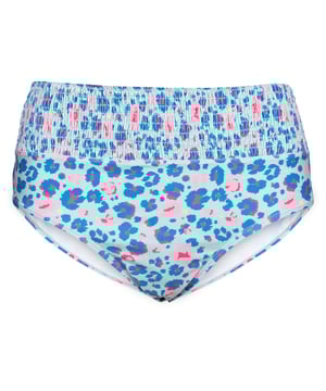 85% Polyester, 15% Elastaan. Ontwerp: Abstract, All-over Print, Luipaardprint. Bevestiging: Pull-On. Stoftechnologie: Duurzaam, Flexibel, Stretch. Gevoerde inzetrand, vormvast. Waistline: Elastiek.