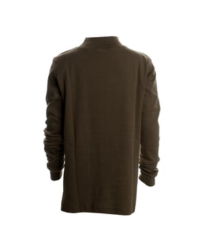 Unisex Boys and Girls Half Neck Long Sleeve T-Shirt.

 This comfortable and versatile long-sleeved t-shirt is perfect for little ones. Designed with a crew neck that offers extra coverage and a modern fit, it's ideal for everyday wear or special occasions.

 Unisex, it fits perfectly to boys and girls, offering a simple and elegant look.

 Made from a cotton-polyester blend, this t-shirt combines the natural softness of cotton with the durability of polyester, ensuring all-day comfort.

 Available in a wide range of solid colours, it is easy to match with any outfit. It also features cuffs on the sleeves, providing a firm fit and preventing the sleeves from slipping.

 An essential item for any child's wardrobe, practical and stylish!
 Composition: 50% Cotton, 50% Polyester
 Care:
- Wash at a maximum of 30ºC.
 - Use mild detergents.
 - Do not use bleach.
 - Dry at low temperature.
 - Iron at low temperature.