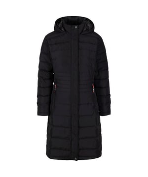Außenmaterial (%): 100% Polyester. Futtermaterial (%): 100% Polyester. Füllmaterial (%): 50% Daunen, 50% Feder. Futterstoff: Pelziges Fleece. Gewebe: gewebter Stoff. Design: Logo. Gewebetechnik: Sehr warm, Powerfill 400. Abzeichen. Mit Kapuze. Langärmlig. Bündchen: Druckknopf. Länge: Lang. Taschenart: 2 Reißverschlusstaschen. Durchgehender Reißverschluss, Regenklappe, Druckknopf.