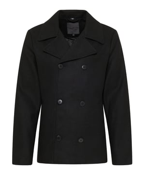 Geen vulling  Een klassieke peacoat-stijl, elegant geïmplementeerd: dat vind je in dit overgangsjack van DreiMaster Klassik. Heldere en elegante lijnen gecombineerd met een typische reverskraag en de dubbele knoopsluiting. De klassieke DreiMaster-labelknopen en het borduursel op de mouw vullen het elegante totaalbeeld discreet en effectief aan. De zijvakken zijn veilig af te sluiten met verborgen drukknopen. Hetzelfde geldt voor de binnenzak.  Tussenjas gemaakt van een wolmix