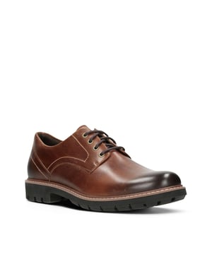 Clarks Batcombe Hall Lace-Up Bruin Glad Leer Herenschoenen 261426247