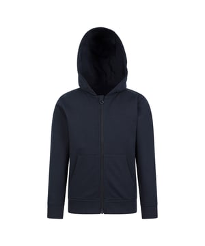 Material: Cotton, Elastane, Polyester. Fabric: Brushed Inside, Jersey, Soft Touch. Design: Plain. Fabric Technology: Breathable, Lightweight. Cuff: Elasticated, Ribbed. Neckline: Hooded. Sleeve-Type: Long-Sleeved. Hood Features: Adjustable, Grown On Hood. Pockets: 2 Side Pockets. Fastening: Full Zip. Hem: Elasticated, Ribbed.