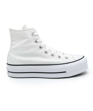 Spezifikationen: Der symbolträchtigste Sneaker der Welt, der sich durch einen Sternaufnäher in der Mitte des Knöchels und sichtbare Nähte auszeichnet. Schnürung: Schnürung. Sohlenart: Plateau.