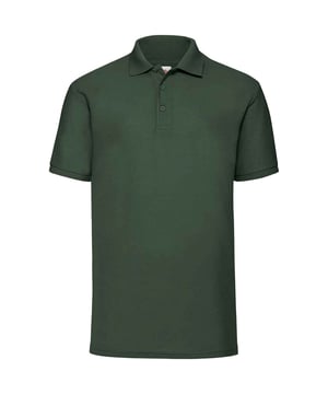 65% Polyester, 35% Katoen. Ontwerp: Eenvoudig. Halslijn: Platte gebreide kraag, Geribd, Getapet, Omgeslagen kraag. Manchet: Plat gebreid rib. Mouwtype: Korte mouwen. Hem: Tweelingnaaldsteek. Placket met 3 knopen, Onderhoudsvriendelijk, Zelfkleurige knopen, Schouder met dubbele naald. 180gsm. Duurzaamheid: Better Cotton Initiative, Oeko-Tex Standard 100 gecertificeerd, WRAP gecertificeerd..