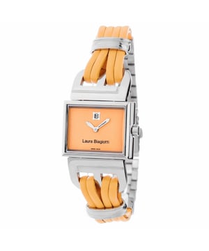 Laura Biagiotti Dameshorloge Kwarts Zilver• Materiaal kastdeksel: Roestvrij staal• Soort glas: Mineraal• Materiaal Band: Roestvrij Staal - Leer• Kleur kast: Zilver• Waterdichtheid: 0 m (0 ATM)• Diamete