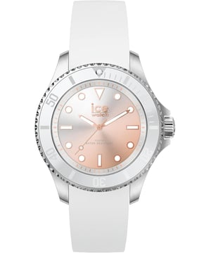 This Ice Watch Ice Steel - Sunset Pink Analogue Watch for Girls is the perfect timepiece to wear or to gift. It's Silver 35 mm Round case combined with the comfortable White Silicone watch band will ensure you enjoy this stunning timepiece without any compromise. Operated by a high quality Quartz movement and water resistant to 10 bars, your watch will keep ticking. This watch with a super soft silicone strap, will add a flash of vibrant style to all your outfits! This Analogue watch has a Calendar function: Date , Luminous Hands and Luminous Numbers High quality 16 cm length and 19 mm width White Silicone strap with a Buckle Case diameter: 35 mm,case thickness: 11 mm, case colour: Silver and dial colour: Multicolour