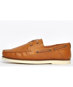Add a touch of flair to your footwear collection this summer with these head turning Red Tape Sampson Boat / Deck shoes.
 Boasting a classic vintage boat shoe style, these mens Red Tape Sampson shoes are perfect for any footwear aficionado looking for a sophisticated casual laid back look.
 These mens Red Tape boat shoes are delivered with a non-marking hard wearing outsole which delivers great traction on all surfaces, fused with a cushioned midsole and comfort foam footbed to provide stress free wear. These Red Tape Sampson boat shoes are delivered in a classic moccasin style silhouette and a traditional 2 eye lace up system which will sit well with jeans or shorts for the warmer months ahead.
 - Synthetic upper
 - Lace up fit
 - Vintage detailing
 - Comfort foam footbed
 - Cushioned midsole
 - Non-marking rubber sole
 - Red Tape branding