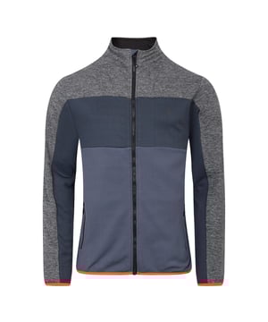Gewebe: Core Stretch, Fleece, Strick-Effekt, recyceltes Material. Design: Kontrast-Besatz, Logo. Gewebetechnik: Antibakteriell, Ohne Chemikalien, Schwer, Geruchskontrolle, Thermisch. Kinnschutz, Reißverschluss-Schutz innen. Hoch geschnitten. Langärmlig. Bündchen: Mit Stretch. Passform: Anliegende Passform. Taschenart: Zwei Seitentaschen, Reißverschluss. Durchgehender Reißverschluss. Saum: Mit Stretch. XS: 90,17 cm. S: 96,52 cm. M: 102 cm. L: 107 cm. XL: 112 cm. XXL: 121,92 cm. 3XL: 129,54 cm.