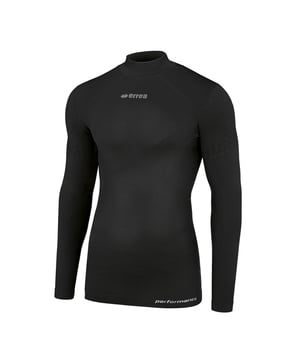 Especificaciones: Camiseta térmica de cuello alto y manga larga, ideal para actividades deportivas al aire libre en los meses de invierno. Cuenta con inserciones tridimensionales en la parte superior que ayudan a mantener la piel seca y el cuerpo caliente durante los entrenamientos. Confeccionado en tejido transpirable y de secado rápido, ajuste ceñido con efecto segunda piel para crear un mayor aislamiento térmico. Uso: Deporte al aire libre Ajuste: Ajustado