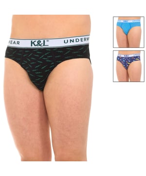 Pack-3 Slips Kisses|and|Love
 Elastic rubber waistband.
 Detail of the brand name on the waistband.
 Breathable fabric.
 Anatomical front with the ability to hold without squeezing.
 Varied print.
 Seams seen in tone.
 Composition: 95% Cotton, 5% Elastane
 Care:
Wash at max temperature. 30º.
 Do not use bleach.
 Do not use dryer.
 Do not iron.
 Do not dry clean.