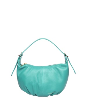 Bolso de mano  
100% cuero de vaca  
Cierre superior con cremallera  
Bolsillo interior con cremallera  
Dimensiones: 22x31x2 cm  
Asa: 47 cm ajustable