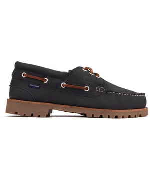 Step Out In Maritime Style, With Effortless Sophistication And A Rough Edge, Ready To Take On The Waves.the Brown Chatham Marine Sperrin Boat Shoes Feature A Timeless Moc Toe Design, Metal Eyelet Detailing And A Sturdy Rubber Sole For Slip-resistant Traction, While The Leather Lining And Cushioning Leather Insole Comfort Your Feet With Every Step. The Designer Label On The Side Adds A Signature Touch.