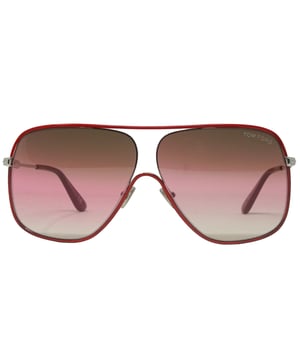 Ein Hauch von Spass fur Ihre Sommertage, aber nichts Aussergewohnliches fur ein Tom Ford-Sammlerstuck. Die silberne Sonnenbrille von Tom Ford ist perfekt fur den Sommer. Hergestellt in Italien, silberne Sonnenbrille von Tom Ford, Linsenbreite = 64 mm, Breite des Nasenruckens = 08 mm, Bugellange = 140 mm. Sonnenbrillenetui mit Markenlogo und Reinigungstuch im Lieferumfang enthalten. Tom Ford FT0841 16F Brady-Sonnenbrille�