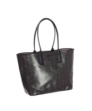 Michael Kors tote bag.
 Hand handles.
 Consecutive brand print.
 Brand logo on the front.
 Seams seen in tone.
 Measures: 45x30x16cm
 Composition: 100% PVC
 Care:
Clean with a wet cloth.