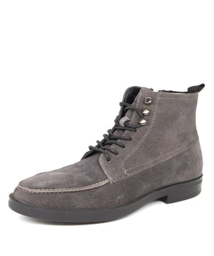 Discover Ealing, a classic lace up boot in a soft suede leather upper, complete with top lace hooks and side zip fastening for an easy-to-wear everyday style.