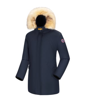 Subprime parka voor dames. De parka is gemaakt van hoogwaardig polyester en heeft een warme binnenvoering. Ideaal voor de koude wintermaanden. De bontkraag is van namaakbont en is afneembaar. De jas is voorzien van een up- en down zipper, makkelijk als je moet zitten op de fiets, brommer of scooter.  Merk: SubprimeModelnaam: Parka ChloeCategorie: winterjas damesMaterialen: polyesterKleur: blauw
