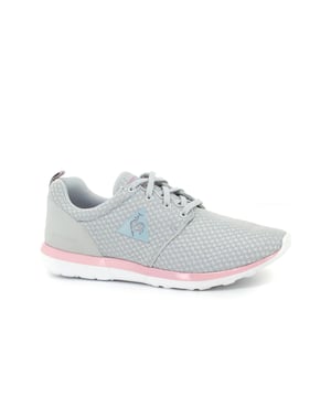 Le Coq Sportif Dynacomf Femenino Lace-Up Gray Synthetic Womens Entrenadores 1720020
