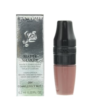 The Lancôme Matte Shaker range of liquid lipsticks is a highly pigmented matte lipstick, which glides on comfortably to provide intense coverage with a lightweight second skin feel. Shake the product to soak the super soft cushion applicator and apply the lipstick with precision. The liquid formula turns matte after a few minutes for a beautifully matte result.