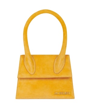 This Bag from Jacquemus is the perfect accessory for those who want to add a classic touch to their everyday look, Jacquemus Orange Bag, Clasp Closure, Made In Italy, 100% Leather, Plain Orange Bag, The Chiquito Moyen Bag, Small Bag