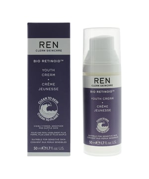 The Ren Clean Skincare Bio Retinoid Youth Face Cream is a moisturising skin cream uses plant derived ingredients to deliver firm, supple and healthy looking skin. The cream provides moisture to help battle the signs of ageing, including fine lines and wrinkles, and has a visible lifting effect.