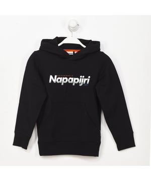 Sudadera con capucha Napapijri.
Color Negro
Sudadera con capucha.
Manga larga.
Nombre de la marca estampado en frontal.
Costuras vistas a tono.

Composición:  100% Poliester

Lavar máximo a 30ºC.
- No planchar.
- Permite usar secadora.
- No usar lejía.
- No admite el lavado en seco.