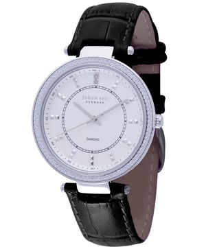 Johan eric: ballrup women's silver watch..